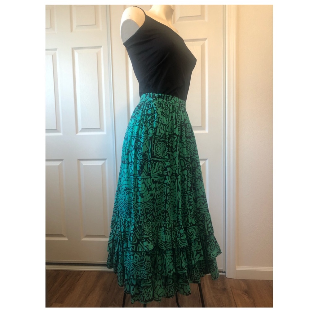 Vintage 80’s Liz Sport Skirt Tropical, Petite Sz 8 - Picture 3 of 11
